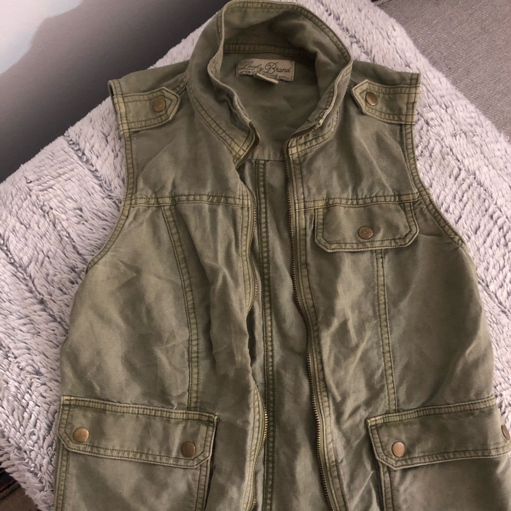 Lucky Brand Army Green Vest Lucky Brand Army Green Vest